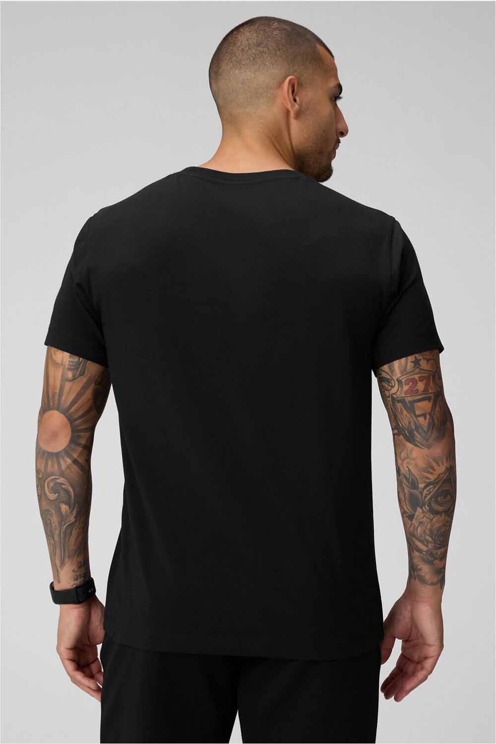 Polo The 24-7 Tee Dna Stripe Hombre Black/Classic White