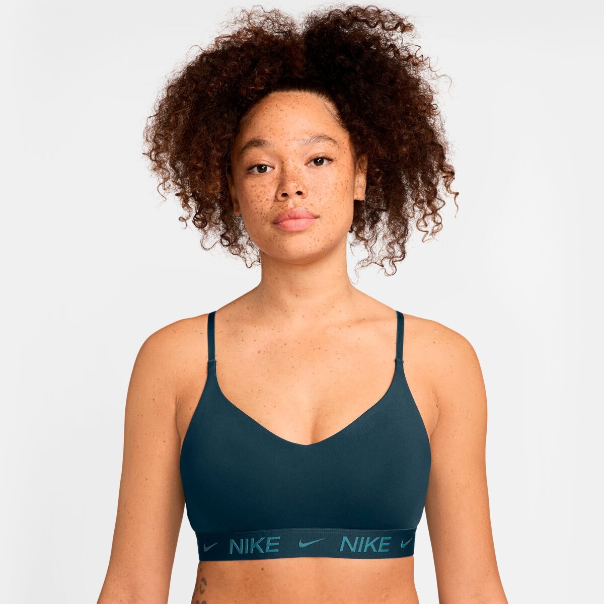 Top Nike Dri-Fit Indy Light Support de Mujer - Azul 