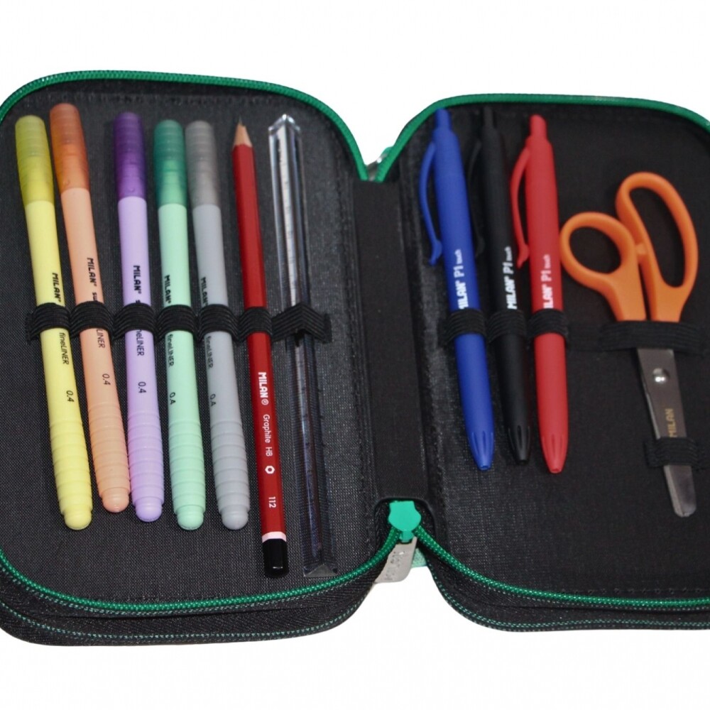 CARTUCHERA MILAN 3 PISOS COMPLETA DE UTILES DINOS CARTUCHERA MILAN 3 PISOS COMPLETA DE UTILES DINOS