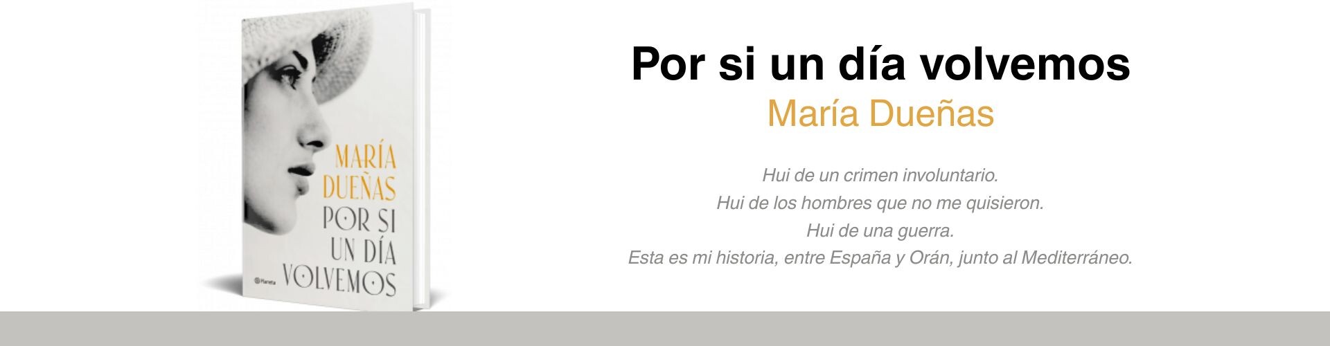 Por si un día volvemos