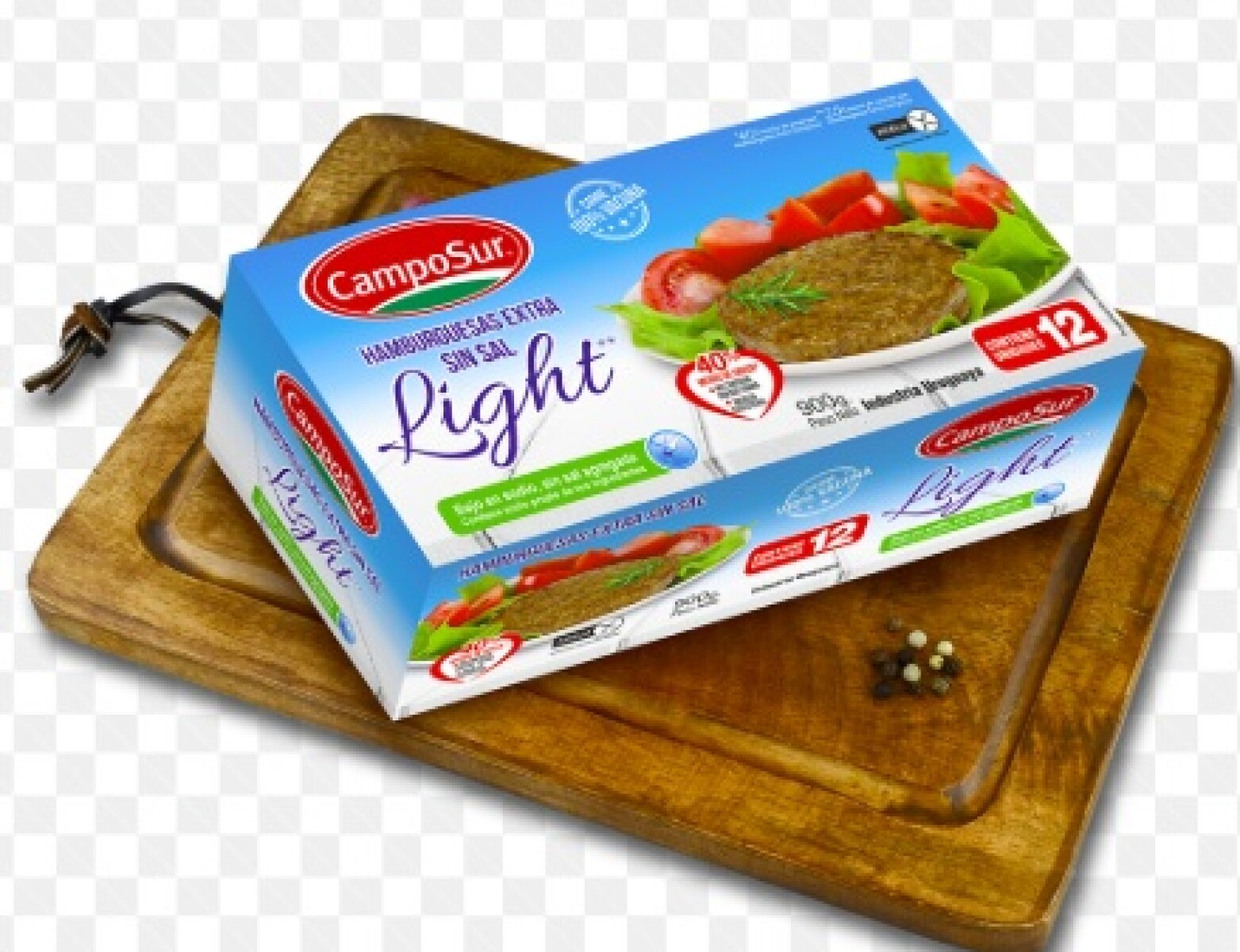 HAMBURGUESA CAMPOSUR PARRILLERA LIGHT X12 
