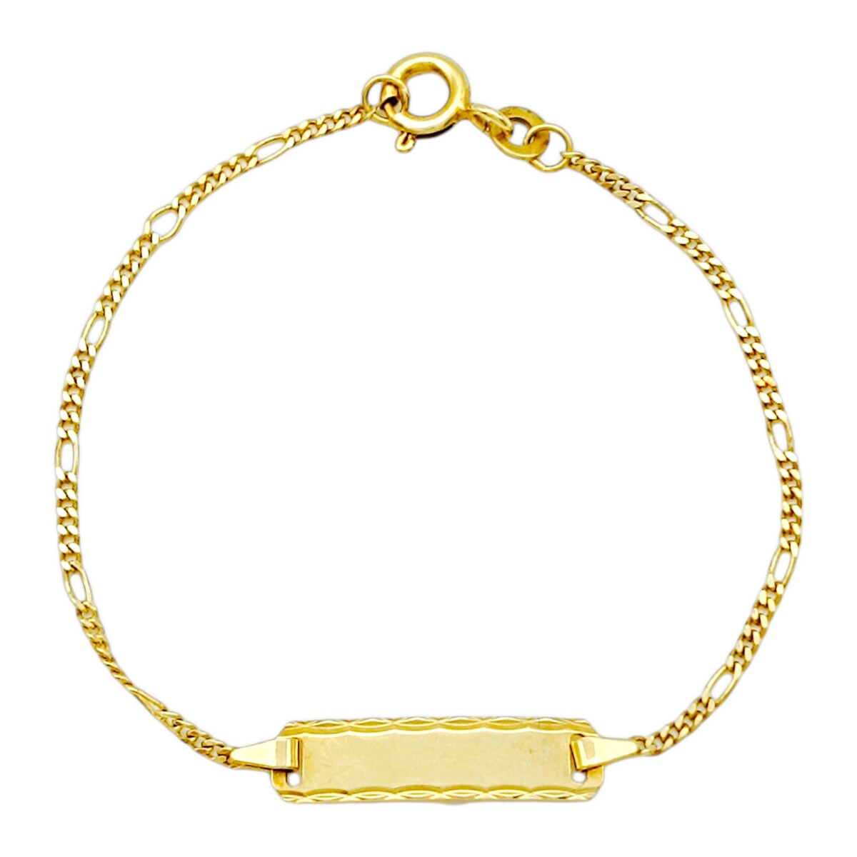 Pulsera Identidad Cartier -Oro bajo-Sin Piedra-PU8022 - sinpiedra 