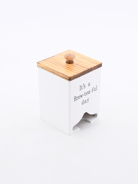 RECIPIENTE PARA SOBRE DE TÉ BLANCO