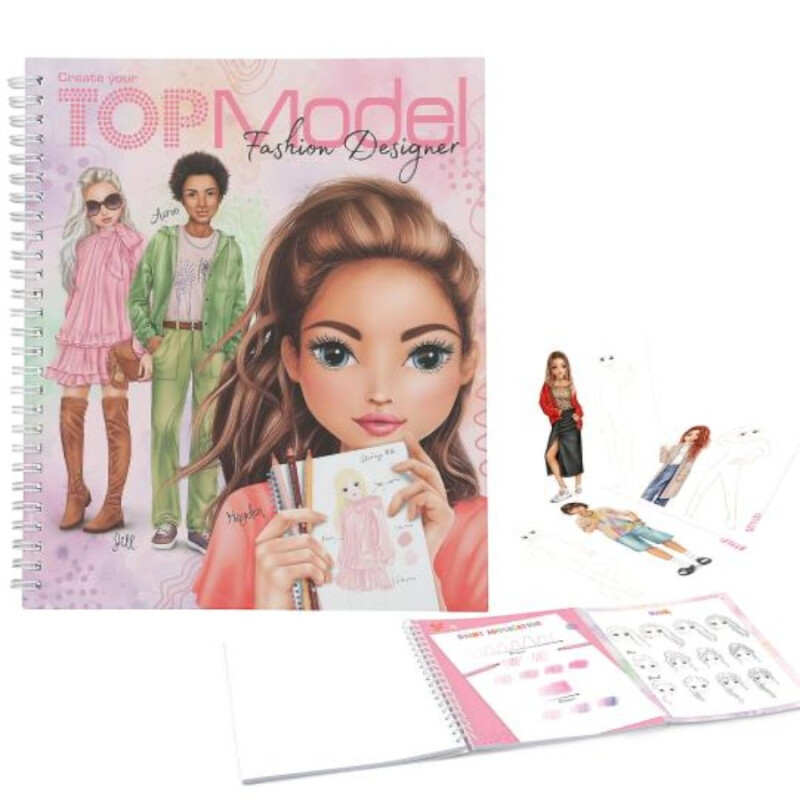 Libro para Colorear Diseños Top Model Libro para Colorear Diseños Top Model