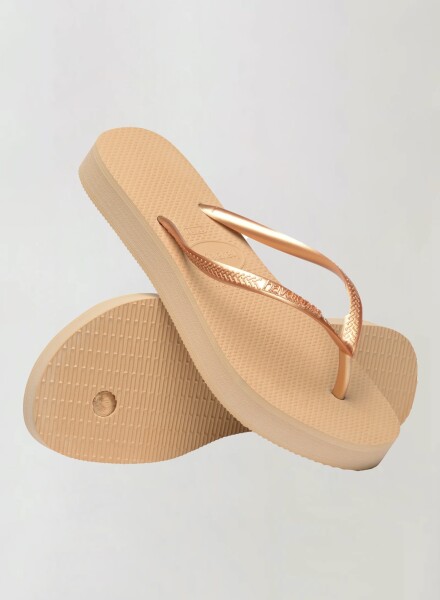 HAVAIANAS SLIM FLATFORM STARLIGHT