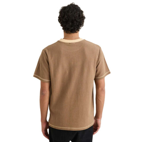 Remera Rhythm Contrast Vintage Terry Marron