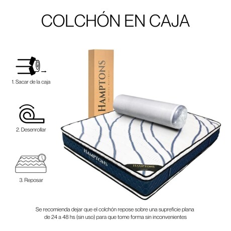 Colchon de resortes Queen Hamptons Scandium Colchon de resortes Queen Hamptons Scandium