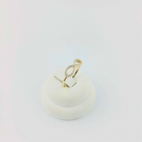 Anillo de oro 9k con circonias. Modelo INFINITO. Anillo de oro 9k con circonias. Modelo INFINITO.