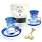 Set de té para dos personas vip color Azul