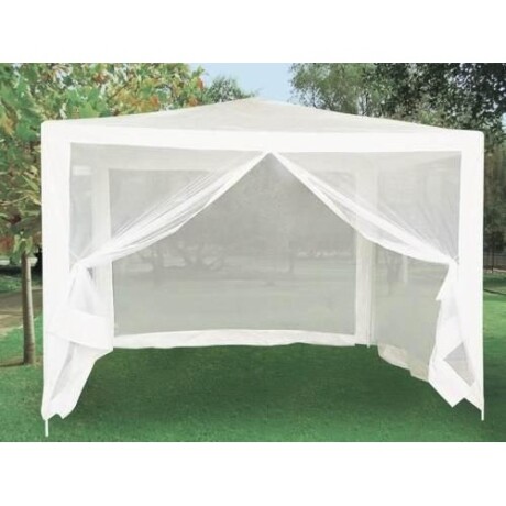 Gazebo Liviano Plegable con Mosquitero Arye 3X3mts Blanco