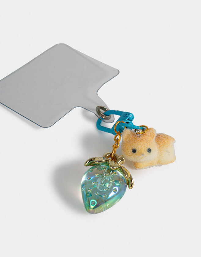 Accesorios De Celular Varios Accesorios Celular Accesorio Para Celular Con Charm - Azul Celeste