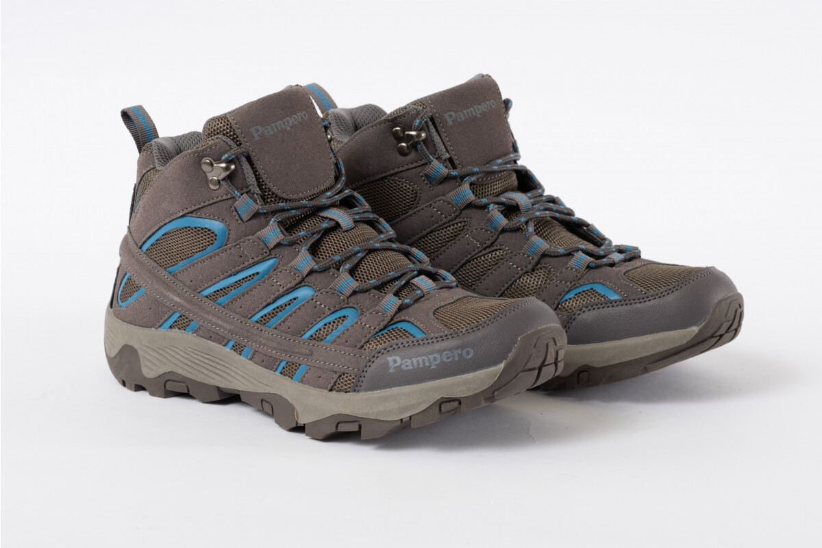 BOTIN RAPTOR Taupe/azul