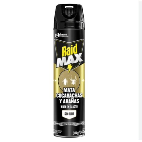Raid Max mata cucarachas y arañas SIN OLOR Raid Max mata cucarachas y arañas SIN OLOR