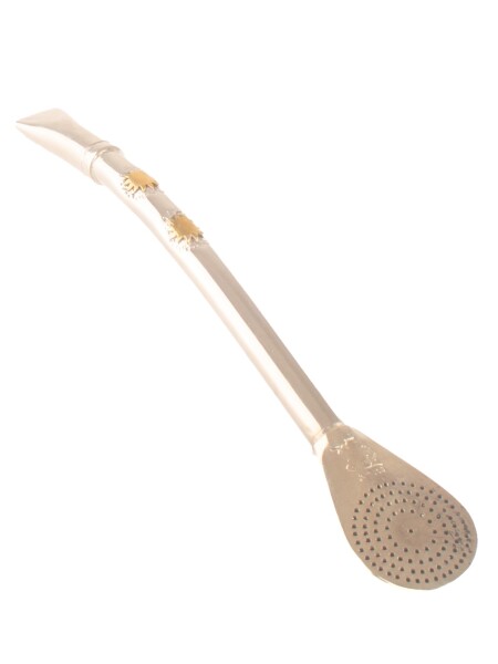 Bombilla de alpaca y bronce A9