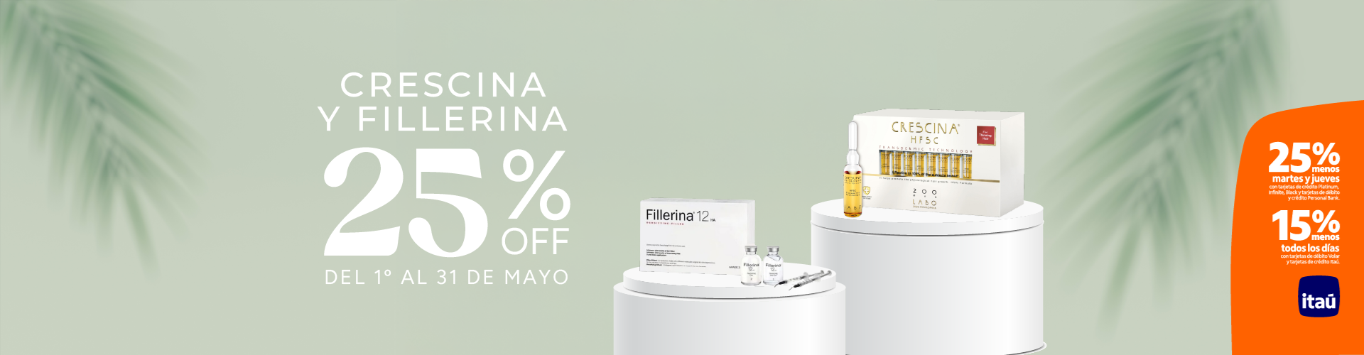 Crescina y Fillerina 25%