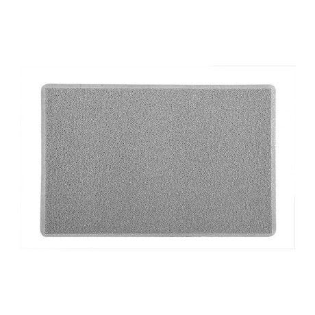 FELPUDO VINIL SILVER GRIS 10MM 60X40 CM KAPAZI N/a