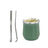 MVS Mate De Ac. Inox. 140 Ml Con Bombilla Incluida Hudson - Verde
