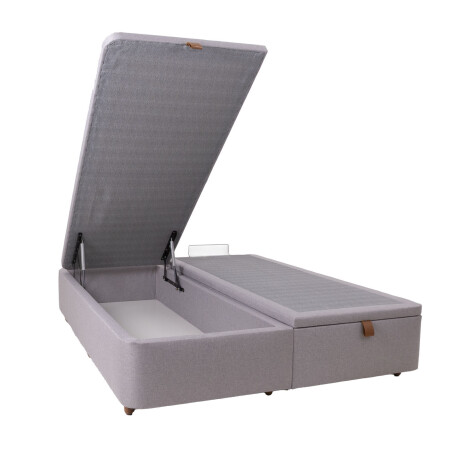BOX BAÚL MADERA GRIS PREMIUM