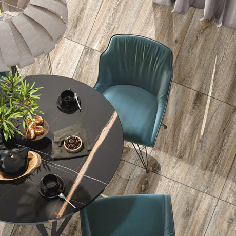 Ceramica Maderado Claro Brillo 60X60Cm Piso GAMAS DE MARRON