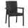 Silla Jardín Rattan Exterior Balcón Apilable UV 150k Negro