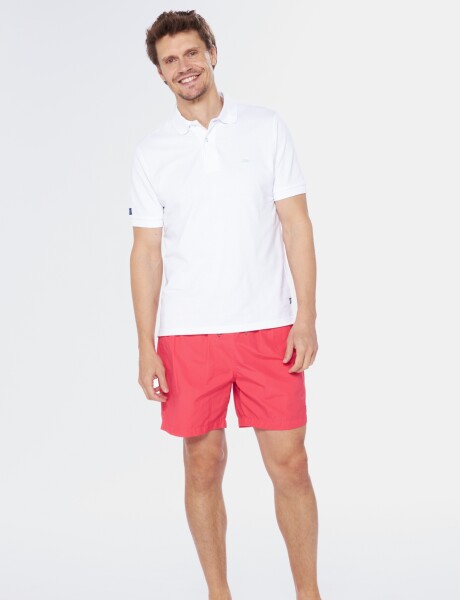 SHORT DE BAÑO LISO Coral