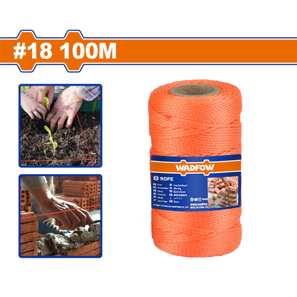 ROLLO REPUESTO TANZA HILO NARANJA 155 MM X 100 MT WADFOW WRZ3308 ROLLO REPUESTO TANZA HILO NARANJA 155 MM X 100 MT WADFOW WRZ3308