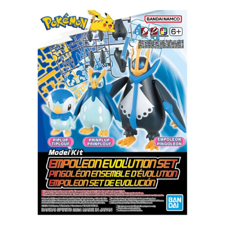 Empoleon Set Evoluciones - Pokemon - Model Kit (Requiere Armado) Empoleon Set Evoluciones - Pokemon - Model Kit (Requiere Armado)