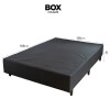 Conjunto Sommier 2 Plazas Titanio Petra Reversible Gris Oscuro(Pausado) Conjunto Sommier 2 Plazas Titanio Petra Reversible Gris Oscuro(pausado)