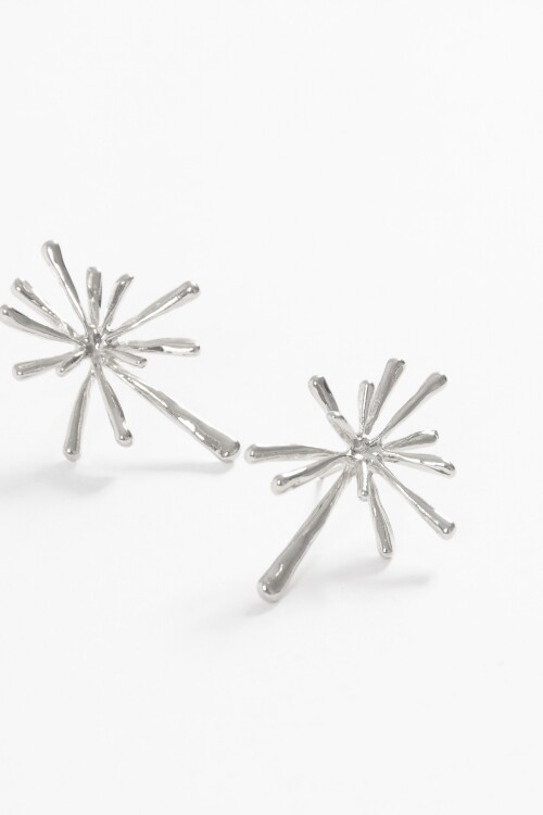 Caravanas star plateado