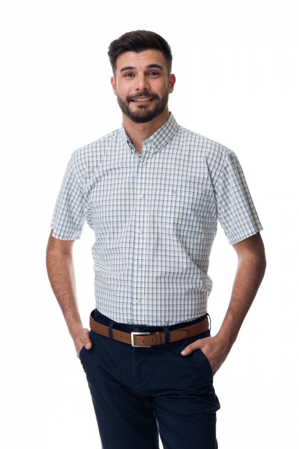 Camisa Cuadros Verde