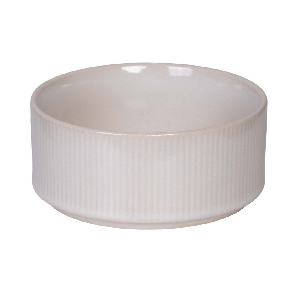 BOWL CERAMICA NATURAL-BEIGE ALLIE