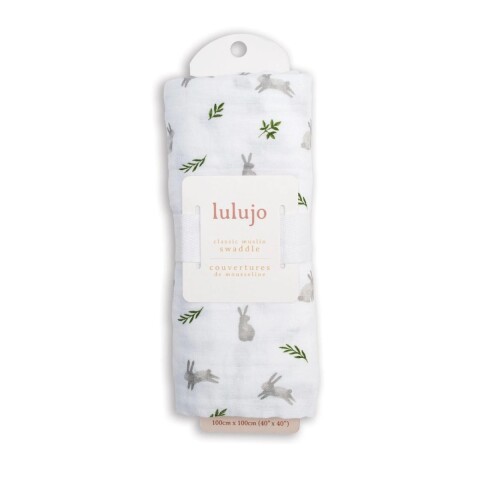 Lj4 Manta Muselina Lulujo 100x100 Bunnies Lulujo
