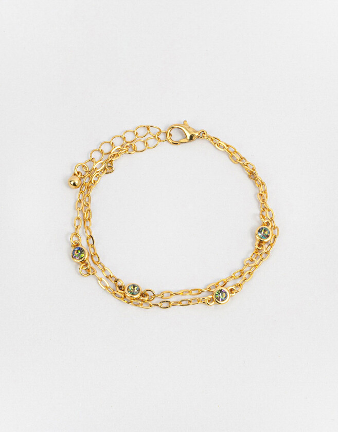 Pulseras Flexibles Bañada en Oro Pulsera Bañada En Oro - Dorado