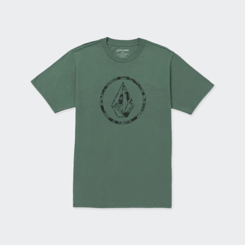 Remera Volcom Circle Stone Verde