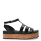 Sandalias de Mujer Bottero estilo franciscana Negro