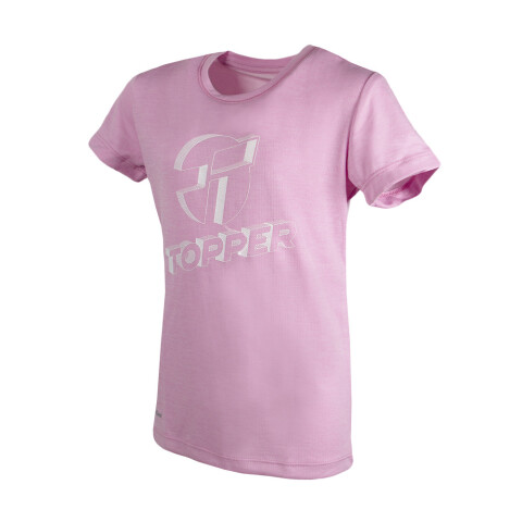 T-SHIRT BASIC GIRLS TRNG NEGRO LILA LAV MELANGE