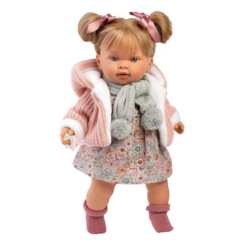Muñeca Llorens Bebota Alexandra Llorona Con Saquito 42 Cm Variante Modelo Alexandra