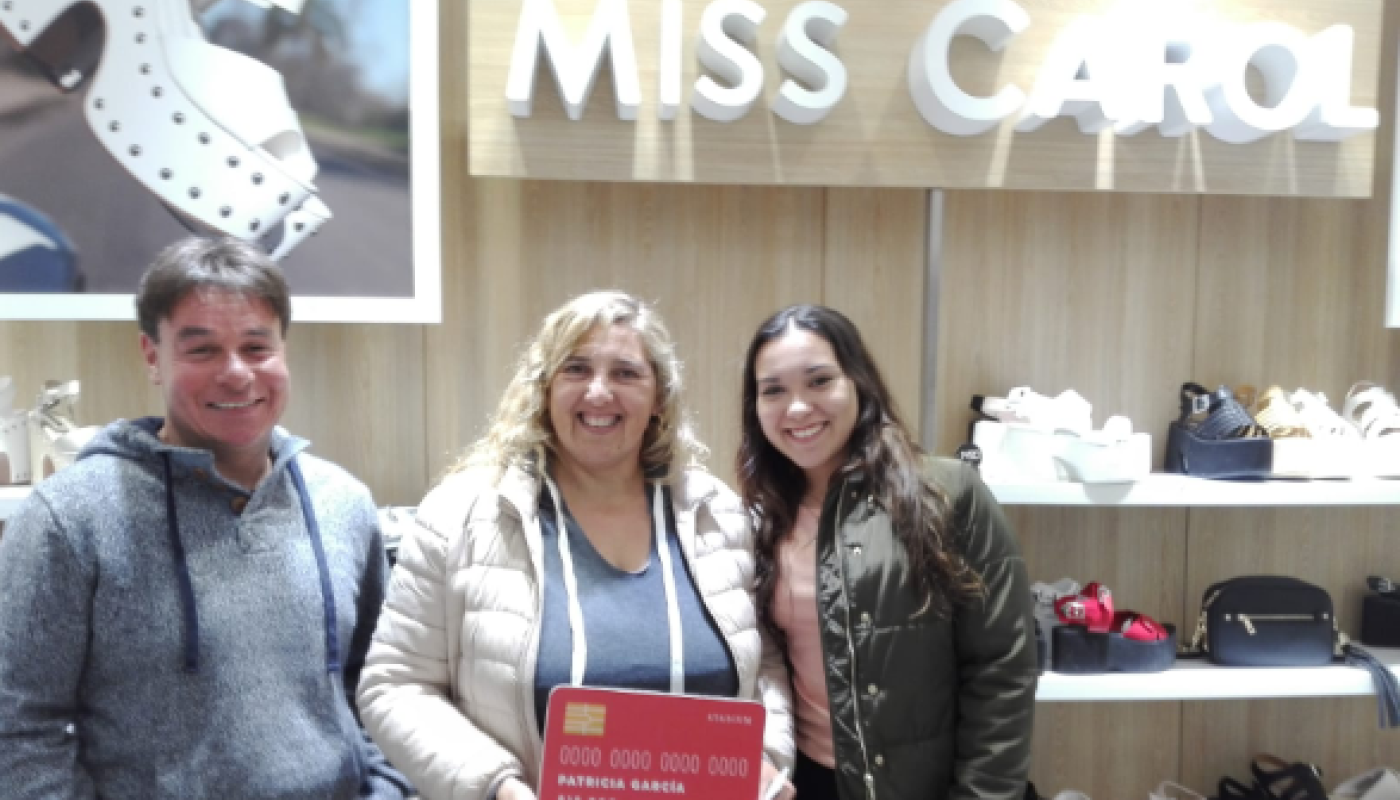 Ganadora del concurso GANATE $15.000 CON SANTANDER