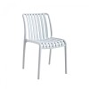 Silla de Exterior Omega Blanco Tiza