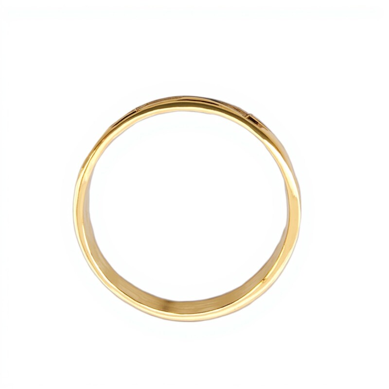 Anillo Labrado-Oro bajo-Sin Piedra-AN8202 sinpiedra
