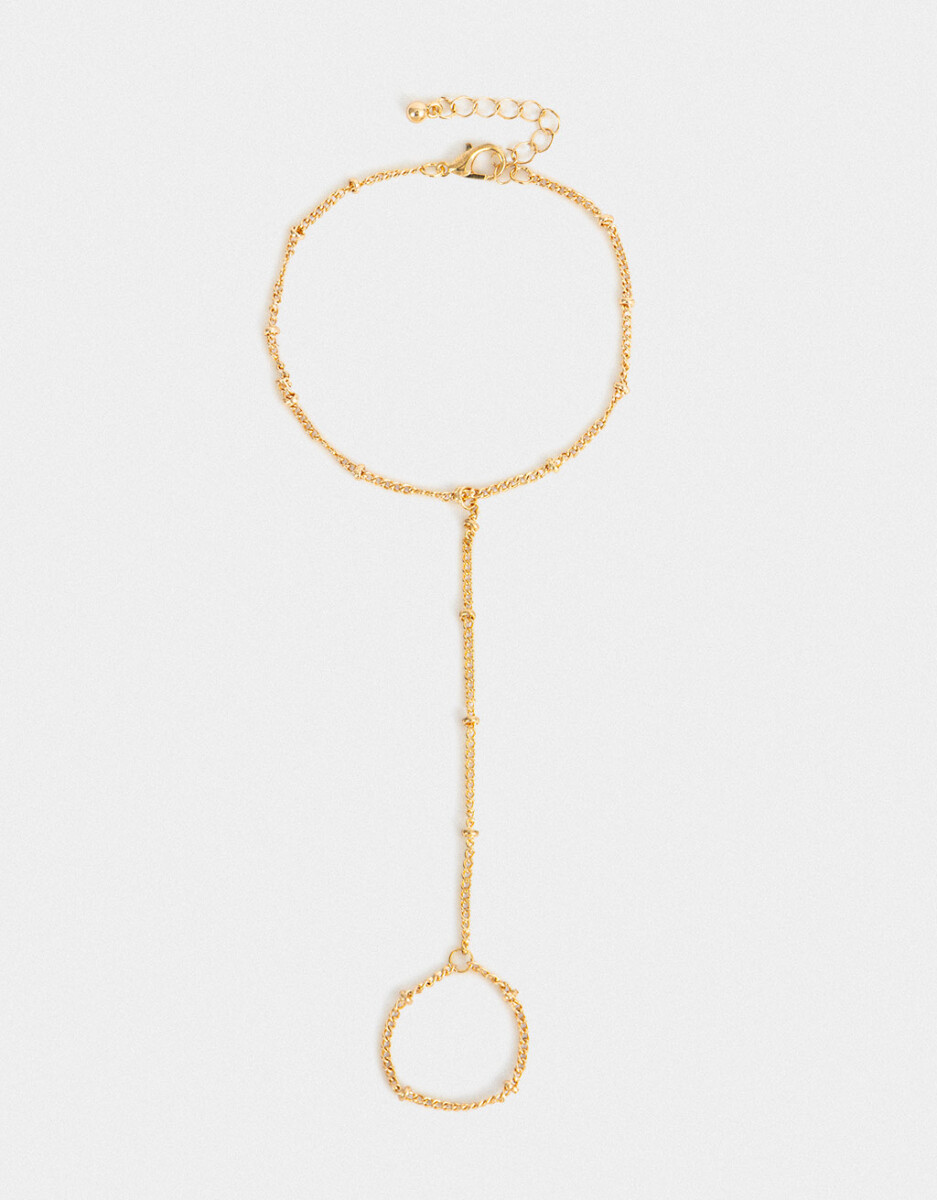 Pulsera Flexible Con Anillo 