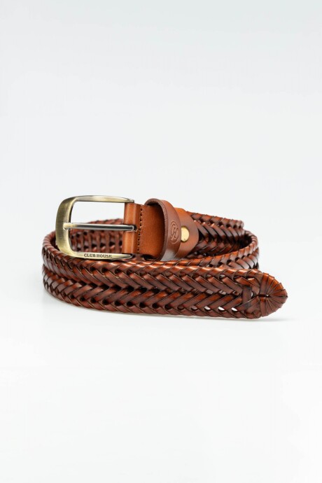 Cinto cuero doble trenza Cinto cuero doble trenza