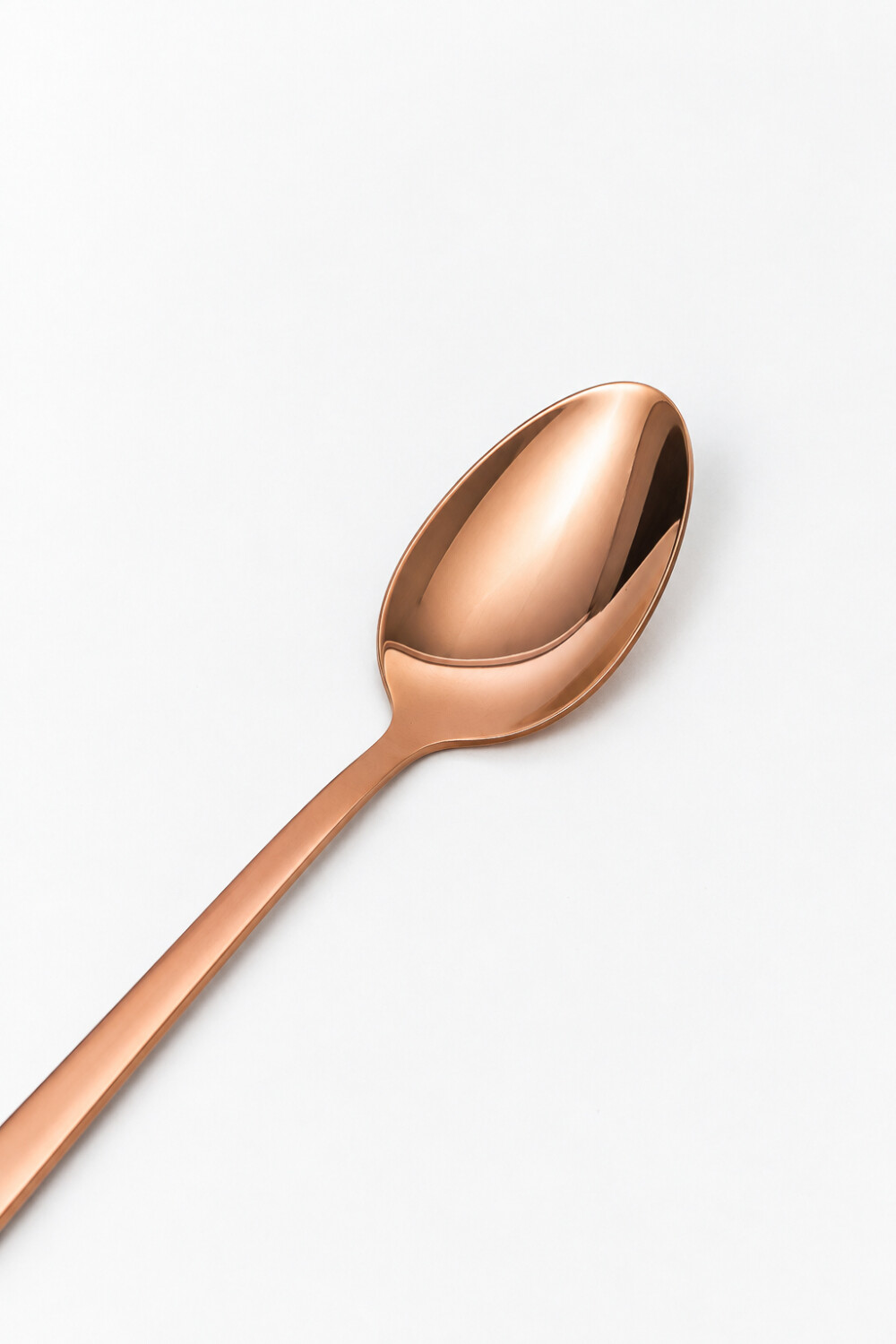 Cuchara Mango Largo Asher Set 4 Un. Rose Gold Color Unico