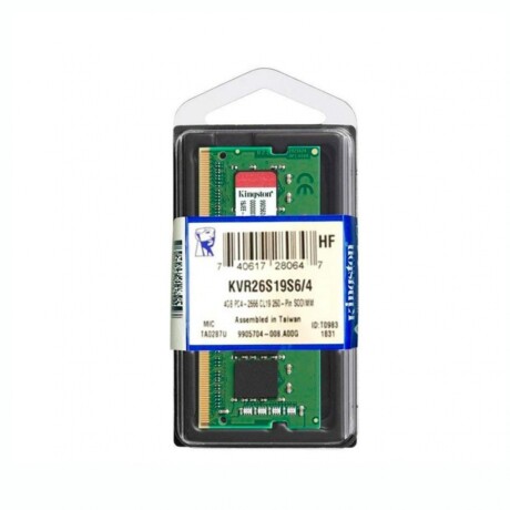 Memoria RAM KINGSTON 4GB DDR4 2666MHZ 1.2V SODIMM Memoria RAM KINGSTON 4GB DDR4 2666MHZ 1.2V SODIMM