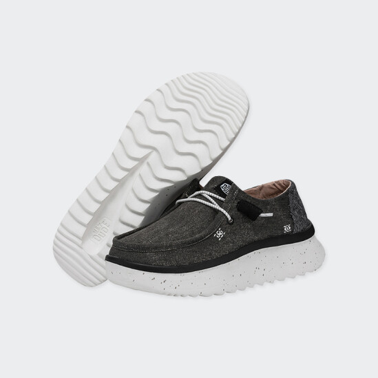 Calzado Hey Dude Wendy Peak Chambray Negro