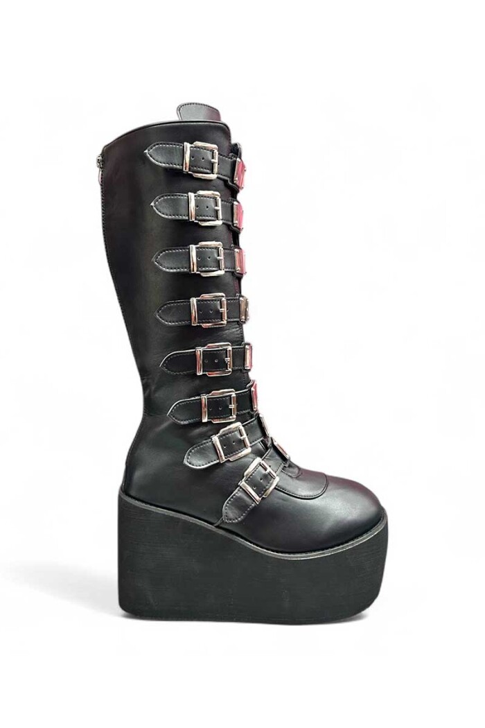 BOTA MUJER TRINY BOTA HEBILLAS Negro