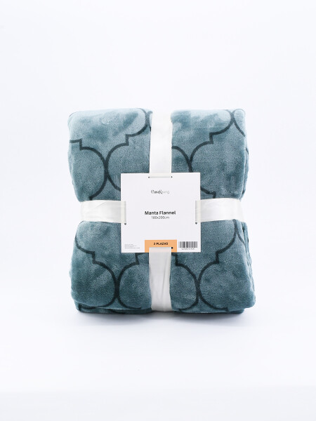 MANTA FLANNEL PRINT GRIS