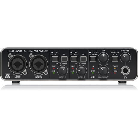 INTERFAZ DE AUDIO BEHRINGER UMC204HD INTERFAZ DE AUDIO BEHRINGER UMC204HD