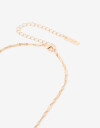 Collares Cortos Metal Collar Cadena Torzada - Dorado