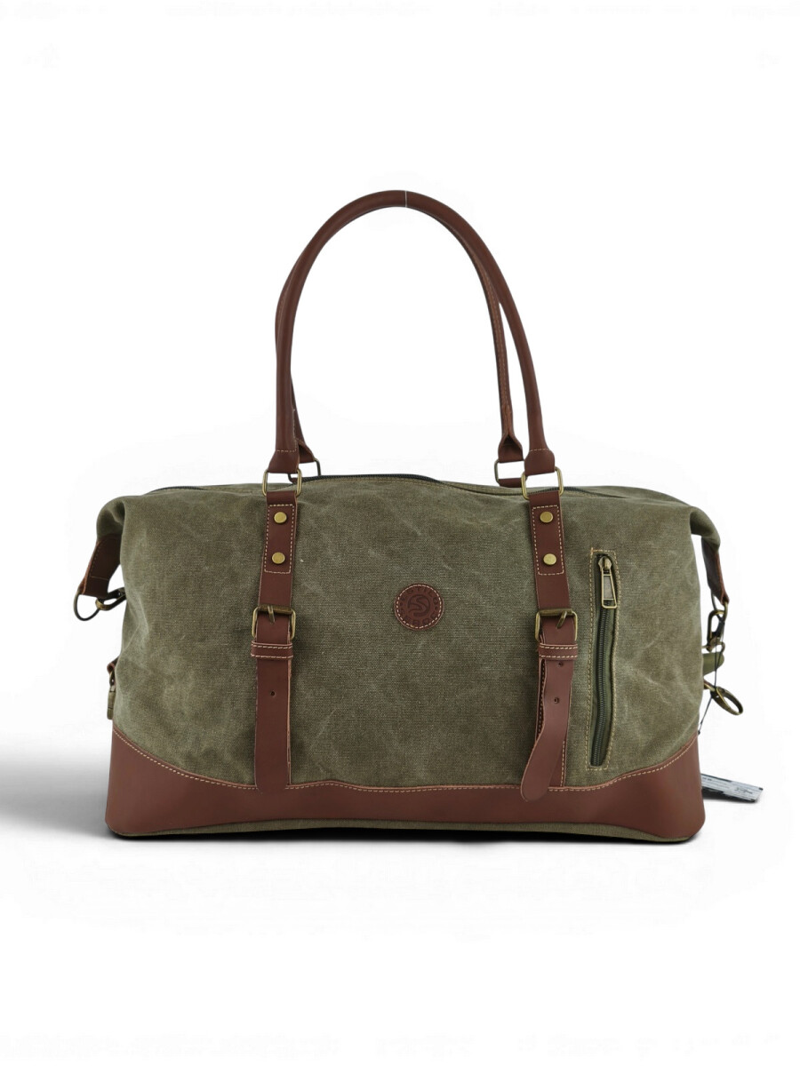 Bolso de viaje de lona - Verde 